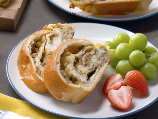 Provolone Sausage Bread